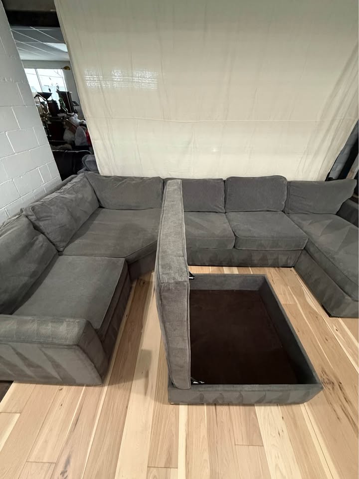 Gray 4-Piece Sectional