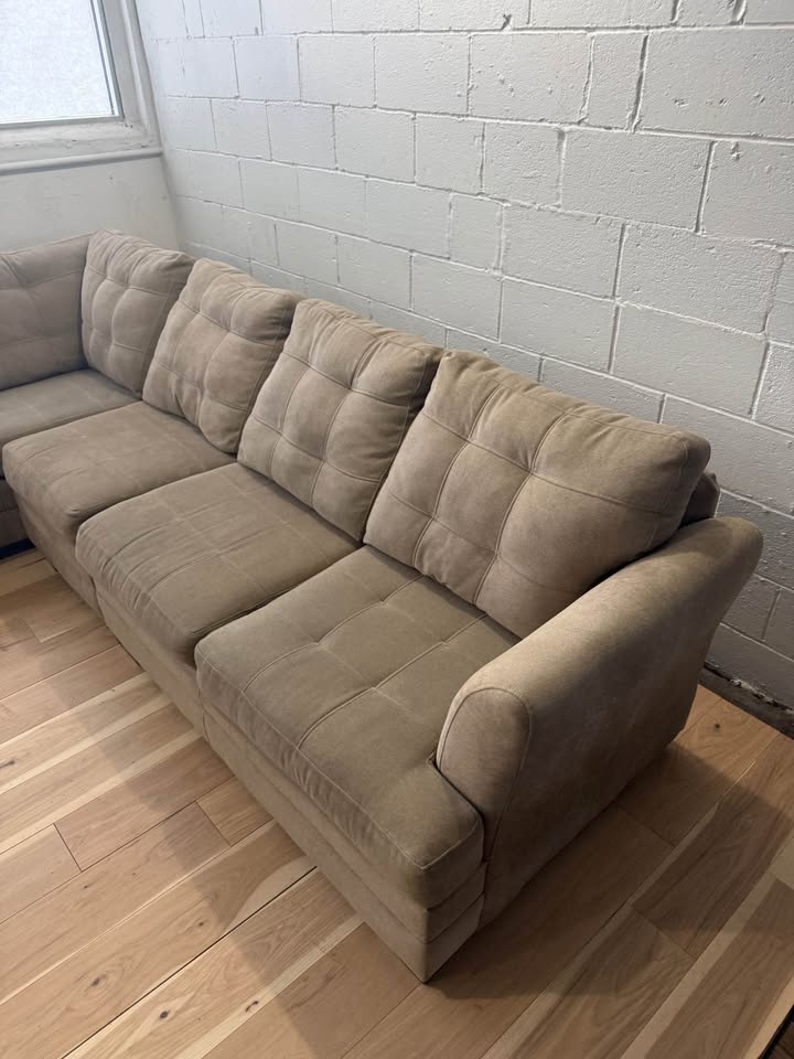 Tan 3-Piece Sectional