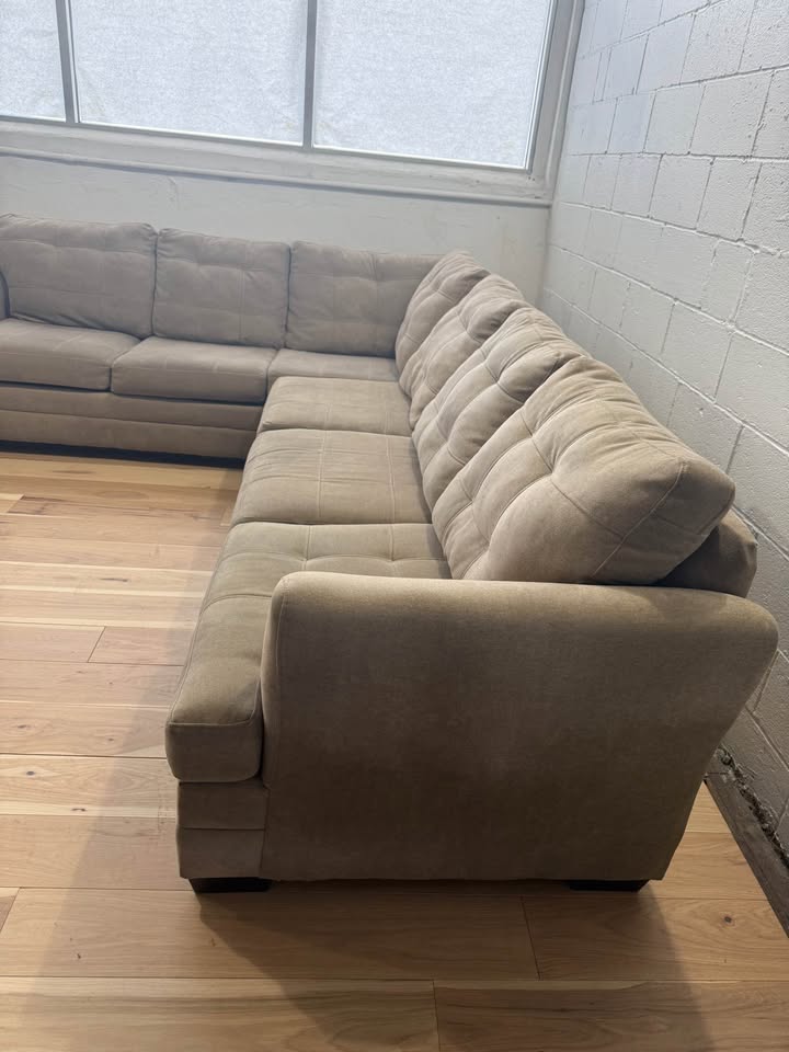 Tan 3-Piece Sectional