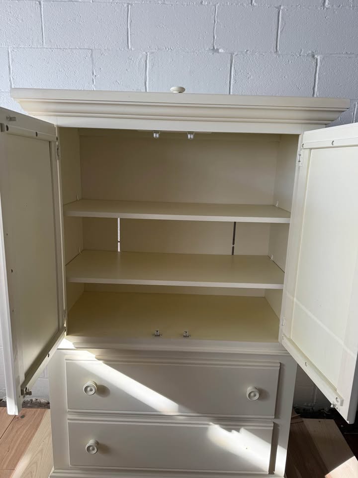 Broyhill Armoire / Wardrobe Cabinet – Solid & Clean