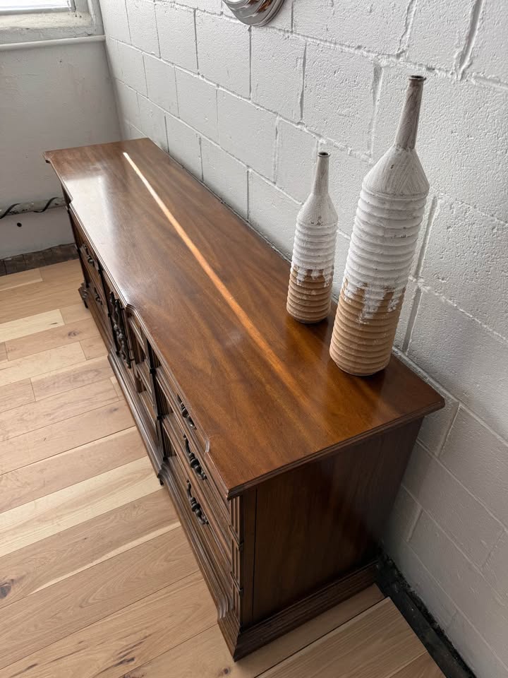 Extra-Wide Solid Wood Storage Cabinet / Dresser