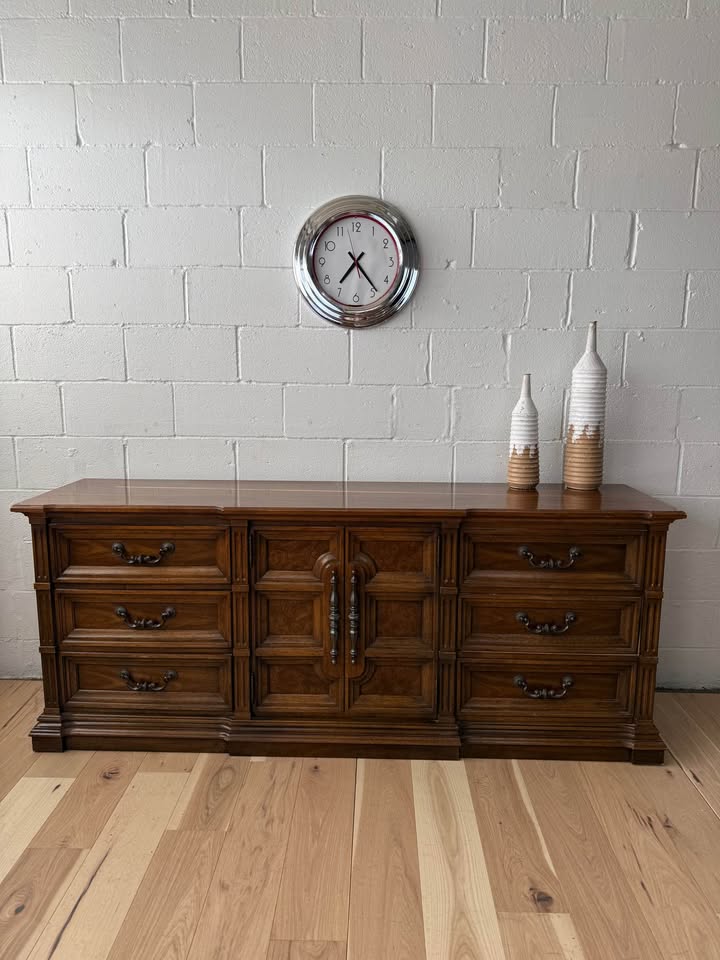 Extra-Wide Solid Wood Storage Cabinet / Dresser