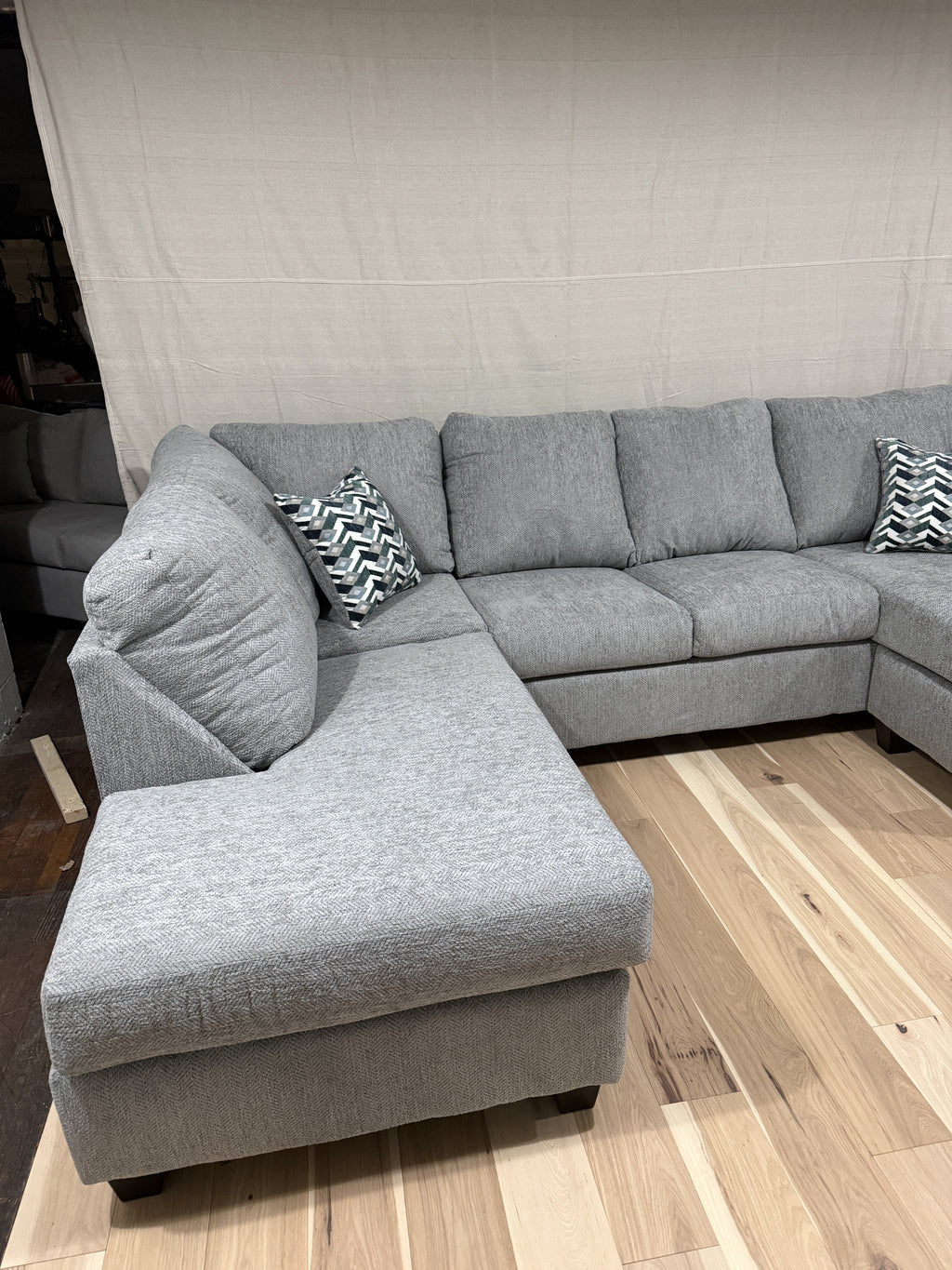 Gray 3-Piece Sectional