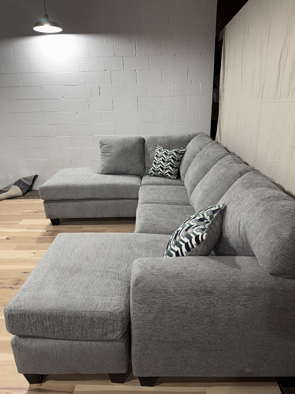 Gray 3-Piece Sectional
