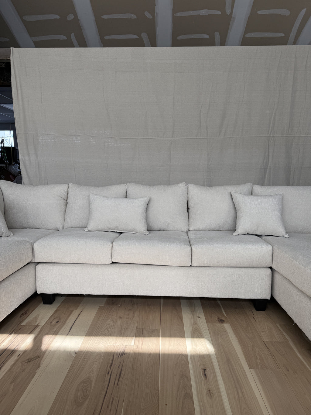 Light Cream 3-Piece Sectional