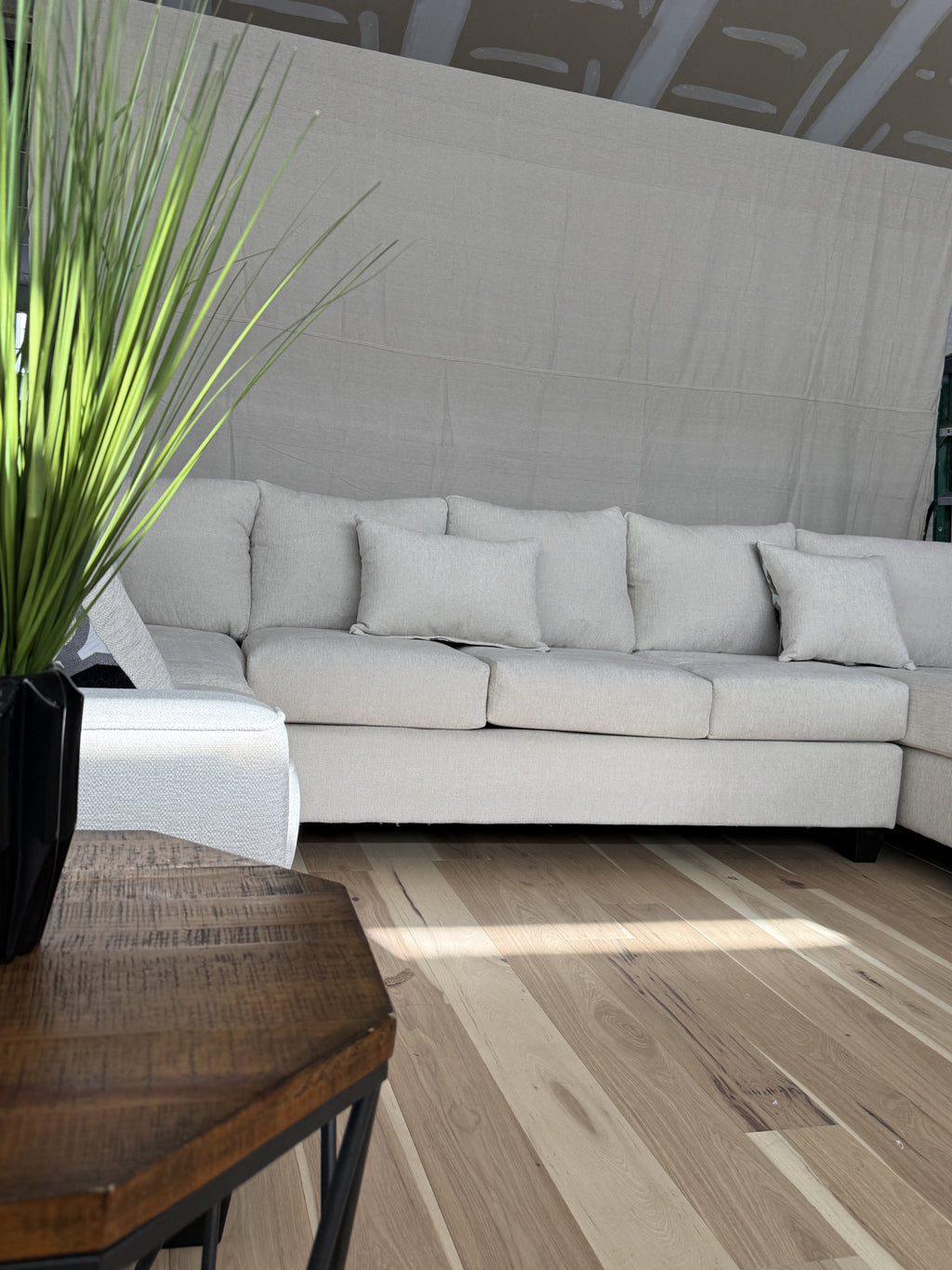 Light Cream 3-Piece Sectional